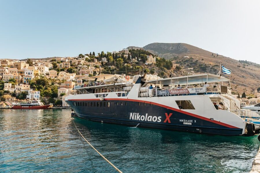 Rhodes: Symi Island & Panormitis Monastery Day Trip by Boat - A closer look at the Nikolaos X ferry