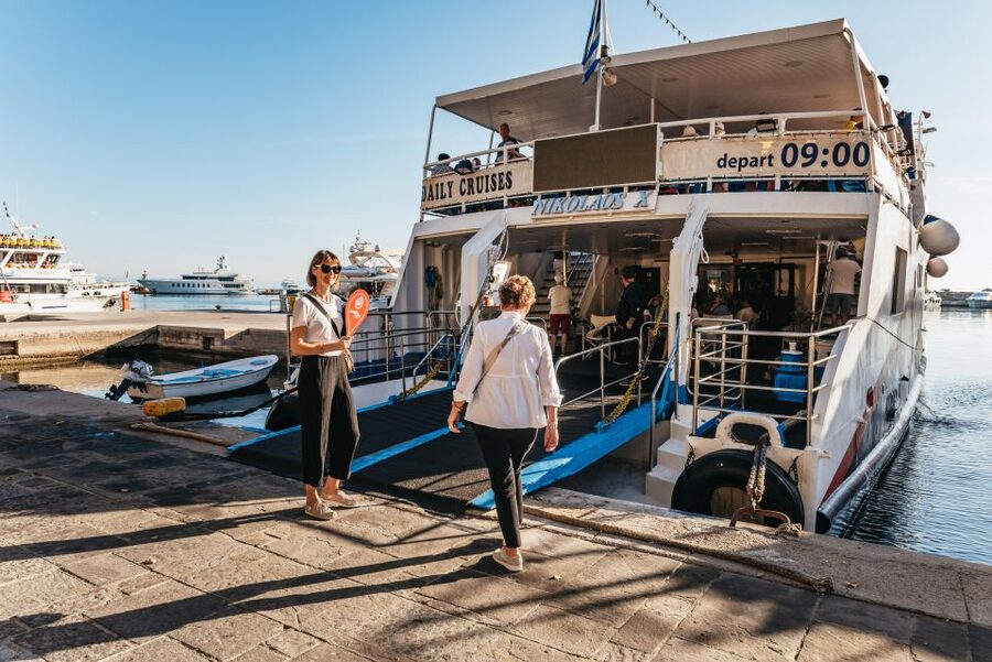 Rhodes: Symi Island & Panormitis Monastery Day Trip by Boat - Panormitis Monastery: one quiet hour by the water