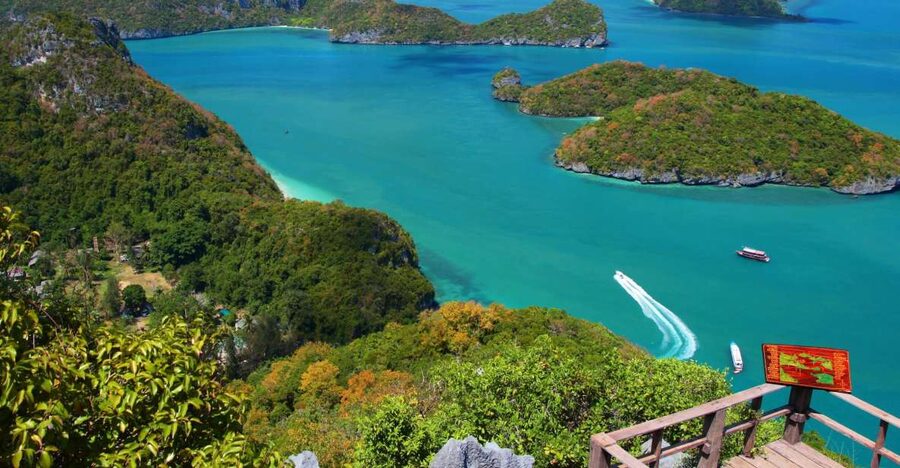 Samui: Angthong National Marine Park Day Trip by Speedboat - The main viewpoint hike