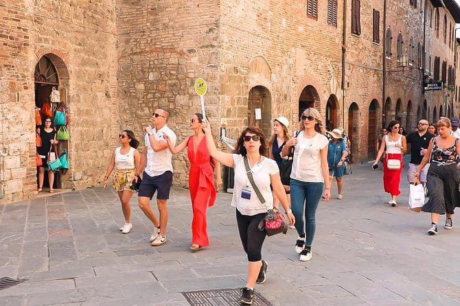San Gimignano, Siena, Monteriggioni, Chianti Day Trip with Lunch & Wine Tasting - What the guides and coach add