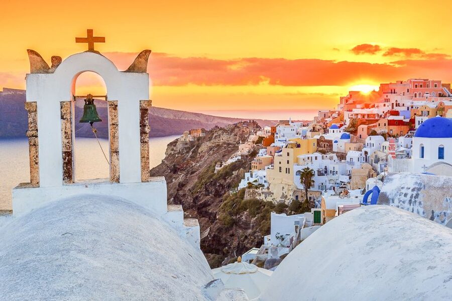 Santorini: Top Sights Day Trip, Wine Tasting, & Oia Sunset - Pyrgos, with lanes worth walking uphill