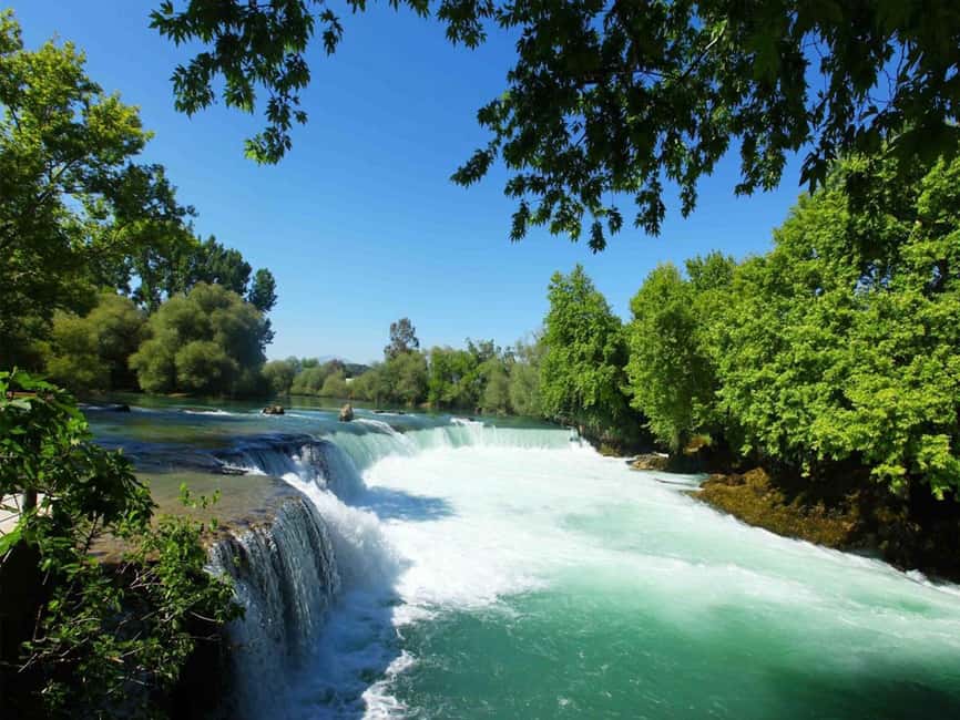 Side: Manavgat Boat, Bazaar, & Waterfall Day Trip with Lunch - Swimming where the river meets the sea