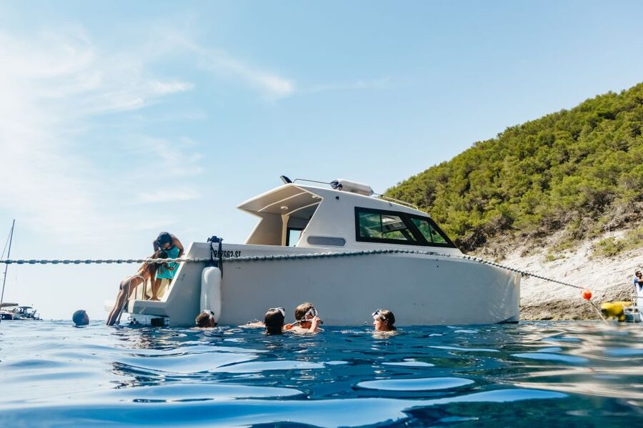 Split: Blue Cave, Vis & Hvar Full-Day Trip by Speedboat - Budikovac’s long swimming break