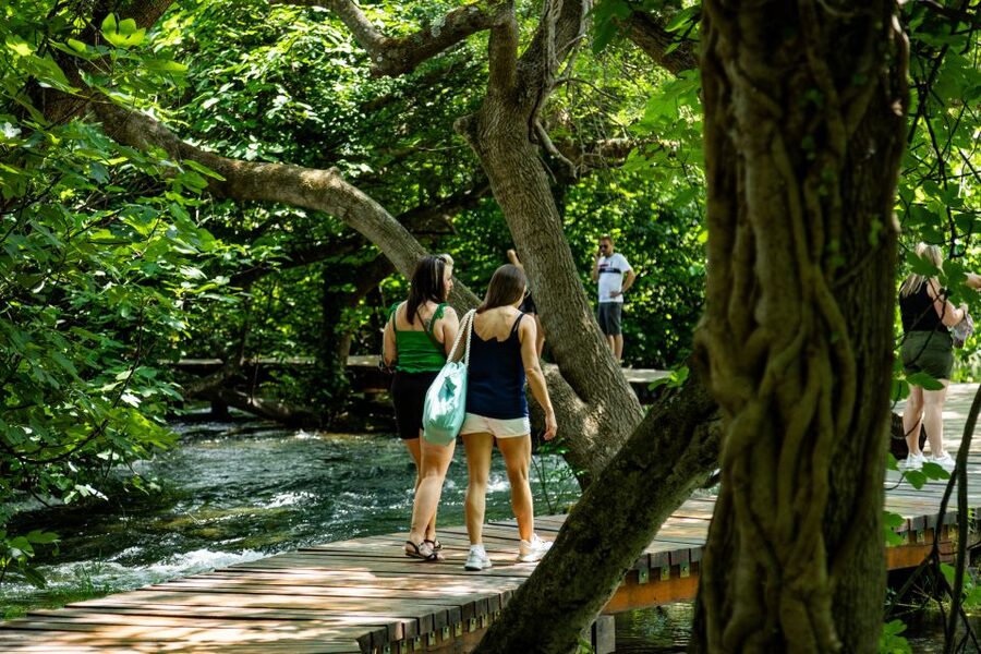 Split: Krka National Park Day Trip with Boat Ride & Swimming - Four hours among Krka’s waterfalls and trails