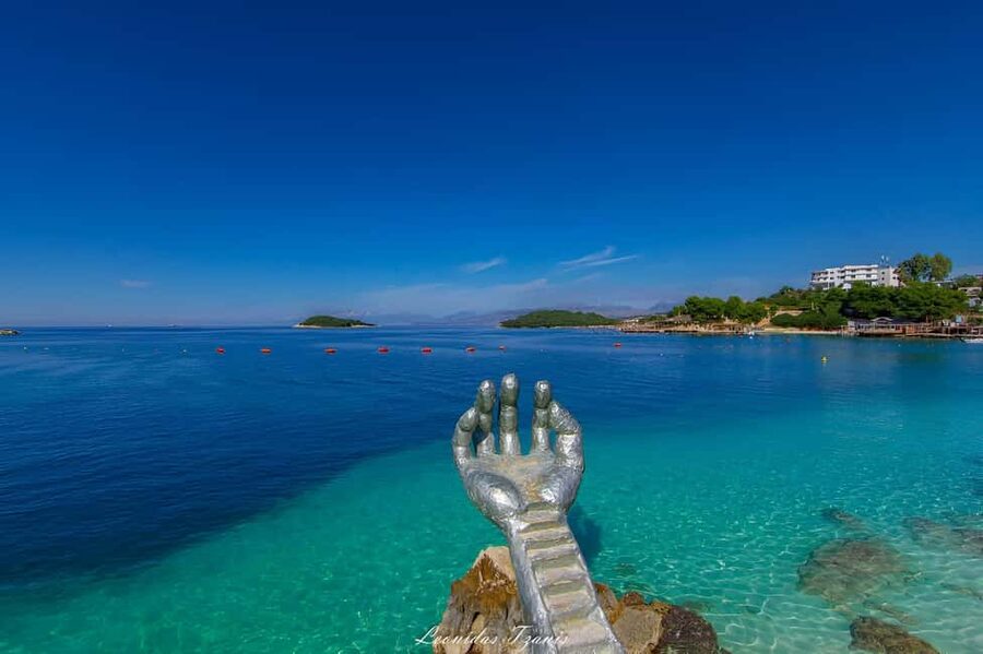 Tirana/Durres/Golem: Saranda, Ksamil, Blue Eye Day Trip - Saranda and the Ionian Sea views