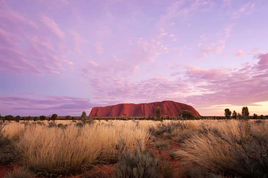 Yulara: Uluru Sunrise and Kata Tjuta Day Trip by Bus - Uluru close enough to feel its scale