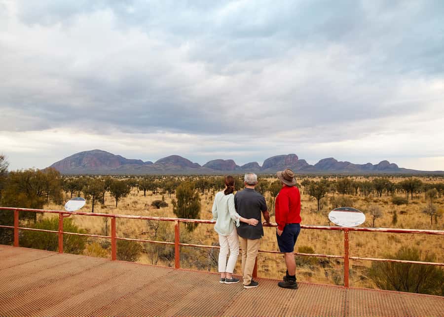 Yulara: Uluru Sunrise and Kata Tjuta Day Trip by Bus - Kata Tjuta gives the morning a different shape